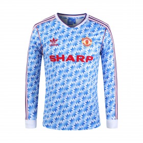 Maillot de Foot Manchester United Domicile Retro 1992 Manches Longues
